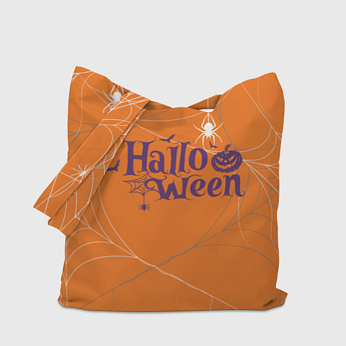 Сумка-шоппер Паутинка на хэллоуин / 3D-принт – фото 1