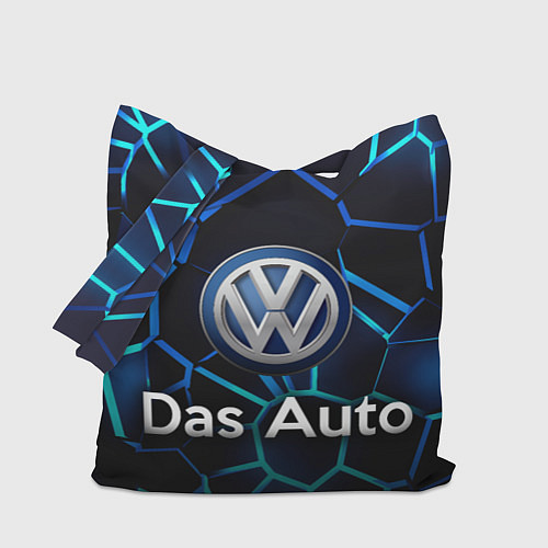 Сумка-шоппер Volkswagen слоган Das Auto / 3D-принт – фото 1