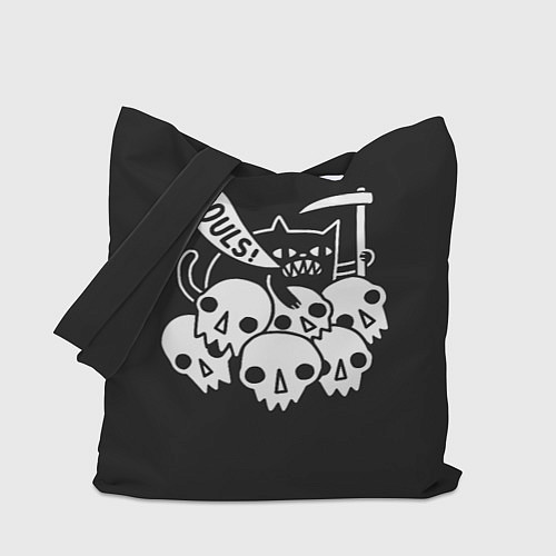 Сумка-шоппер Кот - Жнец / 3D-принт – фото 1