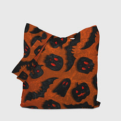 Сумка-шоппер Halloween print