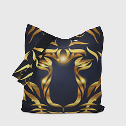 Сумка-шоппер Золотой символ года Тигр