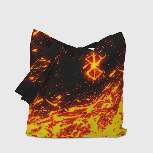 Сумка-шоппер БЕРСЕРК ОГНЕННОЕ КЛЕЙМО / 3D-принт – фото 1