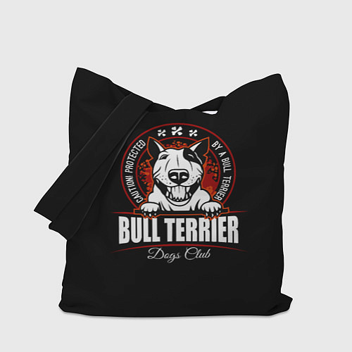 Сумка-шоппер Бультерьер Bull Terrier / 3D-принт – фото 1