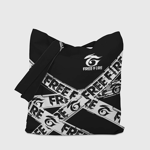 Сумка-шоппер GARENA FREE FIRE OFF CYBER LINE STYLE / 3D-принт – фото 1