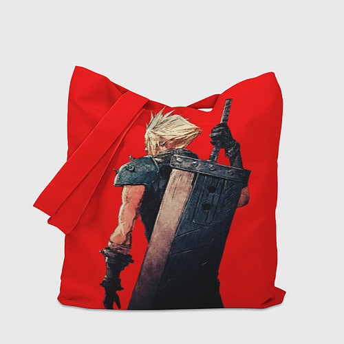 Сумка-шоппер Клауд С мечом final fantasy / 3D-принт – фото 1