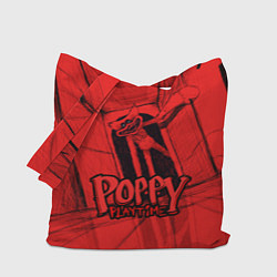 Сумка-шопер Poppy Playtime: Red Room, цвет: 3D-принт