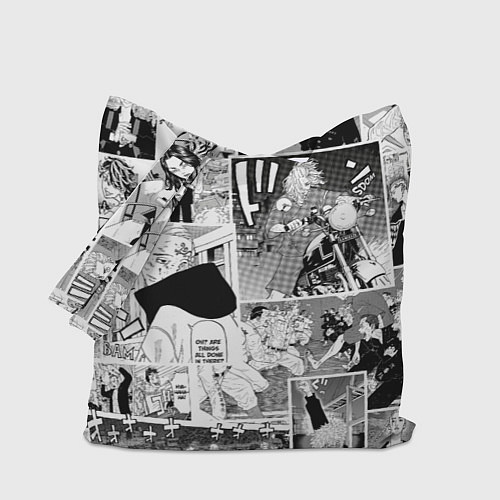 Сумка-шоппер Токийские мстители манга / 3D-принт – фото 1