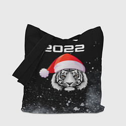 Сумка-шопер Новогодний тигр 2022, цвет: 3D-принт