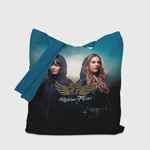 Сумка-шоппер The Queen of Flow Королева Потока / 3D-принт – фото 1