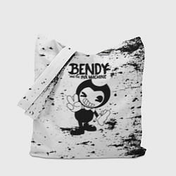 Сумка-шоппер Bendy and the ink machine - Black & White