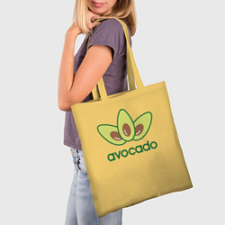 Сумка-шопер Avocado авокадо, цвет: 3D-принт — фото 2