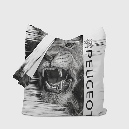 Сумка-шоппер Peugeotlion / 3D-принт – фото 1