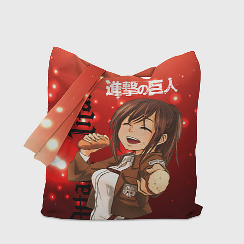 Сумка-шоппер Sasha Атака Титанов / 3D-принт – фото 1