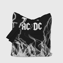 Сумка-шопер ACDC Fire, цвет: 3D-принт