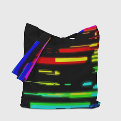 Сумка-шоппер Color fashion glitch