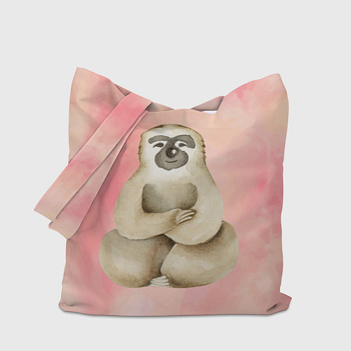 Сумка-шоппер Ленивец сидит / 3D-принт – фото 1