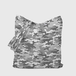 Сумка-шоппер Серый Военный Камуфляж