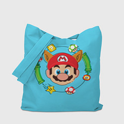 Сумка-шопер Марио с ушками, цвет: 3D-принт