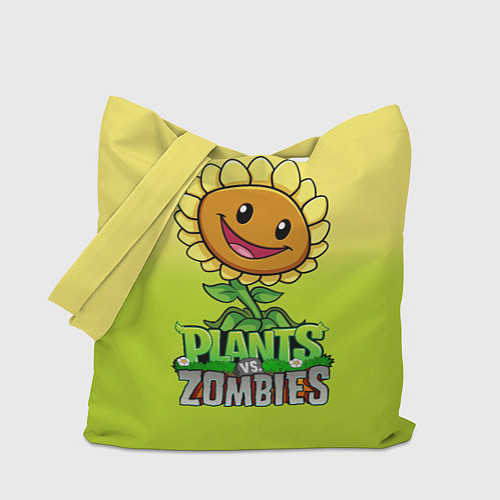 Сумка-шоппер Plants vs Zombies - Подсолнух / 3D-принт – фото 1