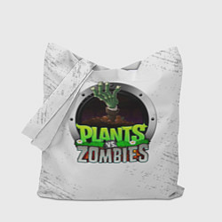 Сумка-шопер Plants vs Zombies логотип, цвет: 3D-принт