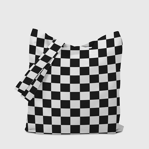 Сумка-шоппер Chess Squares Cubes / 3D-принт – фото 1