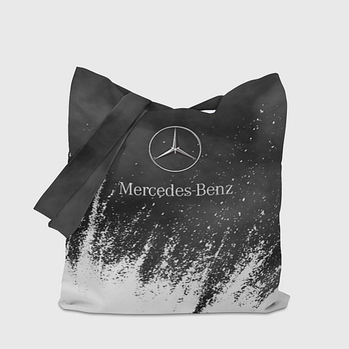 Сумка-шоппер Mercedes-Benz: Облако с Брызгами / 3D-принт – фото 1