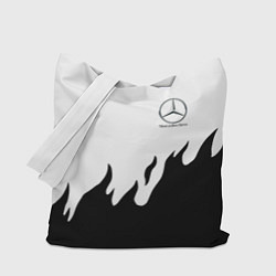 Сумка-шоппер Mercedes-Benz нарисованный огонь