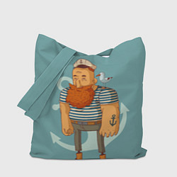Сумка-шопер Старый добрый моряк, цвет: 3D-принт