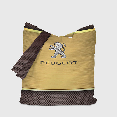 Сумка-шоппер Peugeot: Gold / 3D-принт – фото 1