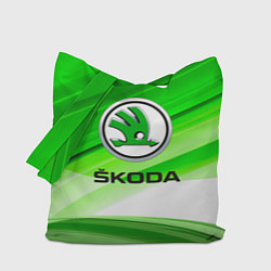 Сумка-шопер Skoda texture, цвет: 3D-принт