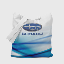 Сумка-шопер Subaru Спорт текстура, цвет: 3D-принт