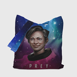 Сумка-шопер Prey girl space, цвет: 3D-принт