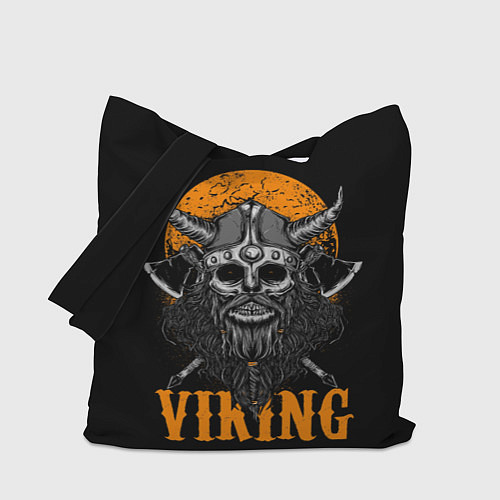 Сумка-шоппер ЧЕРЕП ВИКИНГА VIKINGS SKULL / 3D-принт – фото 1