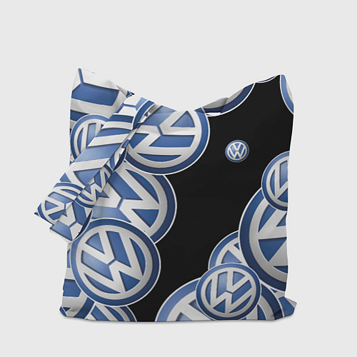 Сумка-шоппер Volkswagen logo Pattern / 3D-принт – фото 1