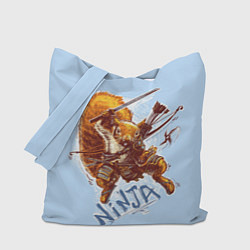 Сумка-шоппер Крейзи белка-ниндзя