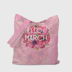 Сумка-шопер Hello march, цвет: 3D-принт