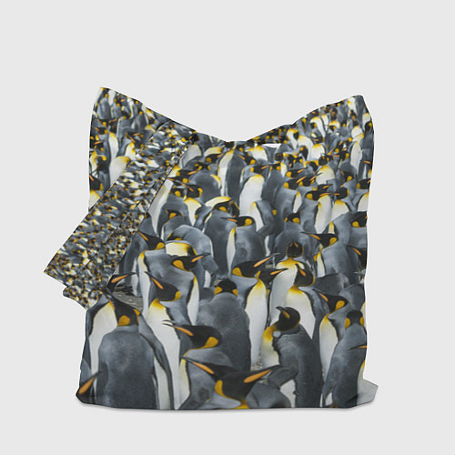 Сумка-шоппер Пингвины Penguins / 3D-принт – фото 1