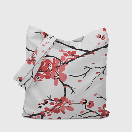 Сумка-шоппер Распустившиеся цветы / 3D-принт – фото 1