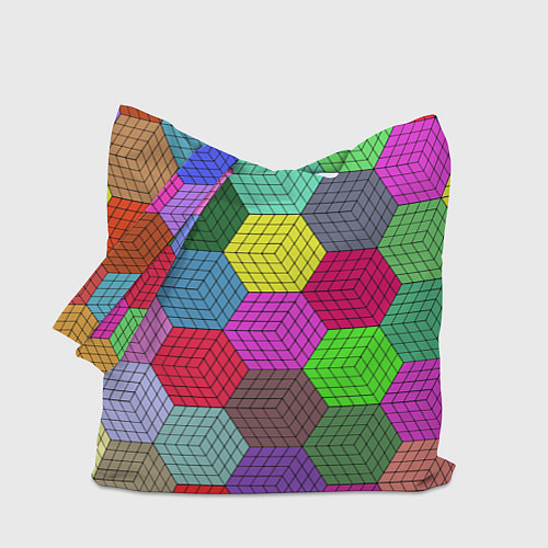 Сумка-шоппер Геометрический узор Pattern / 3D-принт – фото 1