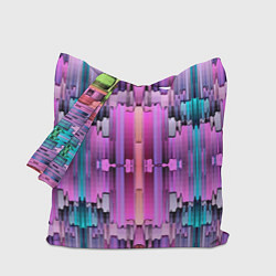 Сумка-шопер Калейдоскоп абстракции, цвет: 3D-принт