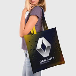 Сумка-шопер РЕНО Дождь, цвет: 3D-принт — фото 2