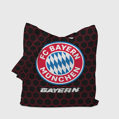 Сумка-шоппер БАВАРИЯ Bayern Соты / 3D-принт – фото 1