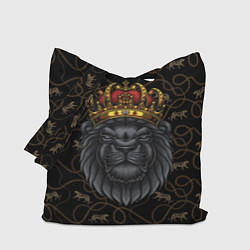 Сумка-шопер Король лев Black, цвет: 3D-принт