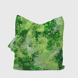 Сумка-шоппер Спортивный камуфляж Пикси - Рукола