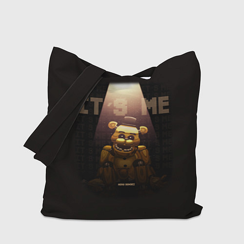 Сумка-шоппер Five Nights at Freddys - мишка Фредди / 3D-принт – фото 1