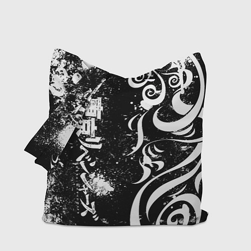 Сумка-шоппер ТОКИЙСКИЕ МСТИТЕЛИ - БРЫЗГИ КРАСКИ / 3D-принт – фото 1