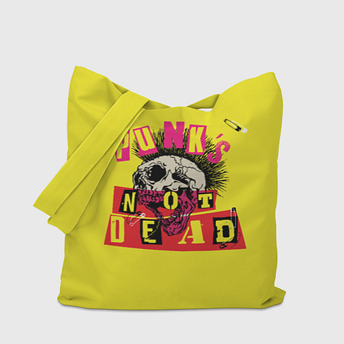 Сумка-шоппер Punks Not Dead - Панки Хой! / 3D-принт – фото 1