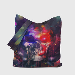 Сумка-шоппер Vanguard neon skull Fashion pattern