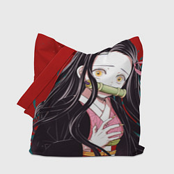 Сумка-шоппер Клинок, рассекающий демонов Незуко Камадо