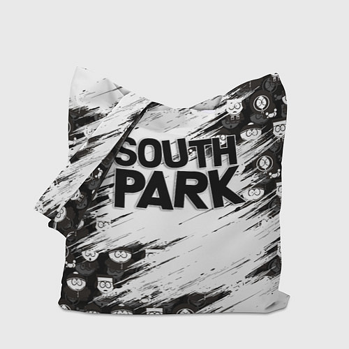 Сумка-шоппер Южный парк - персонажи и логотип South Park / 3D-принт – фото 1